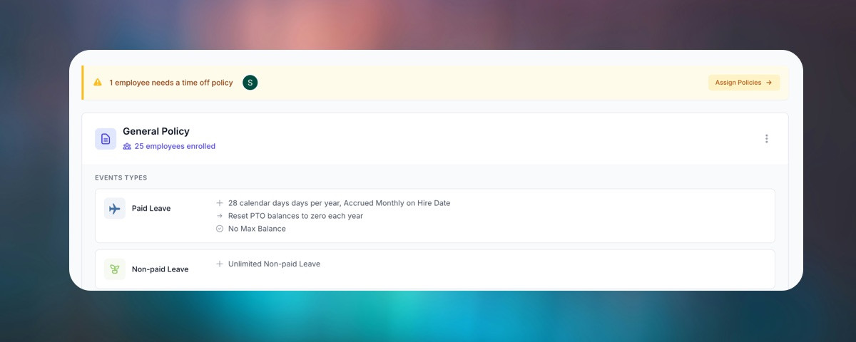 A Clearer, Faster Time Off Policy Manager 🚀