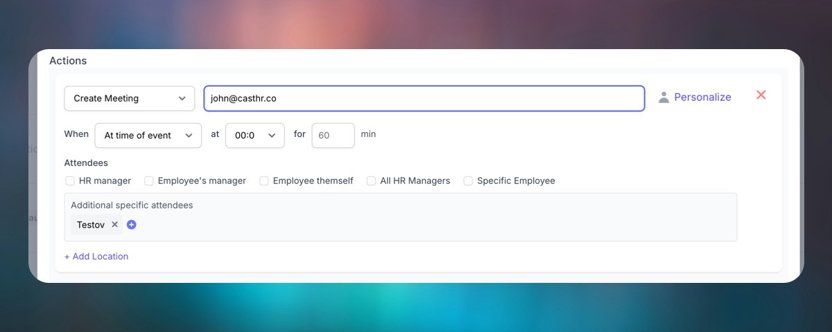 Automations can now create calendar meetings